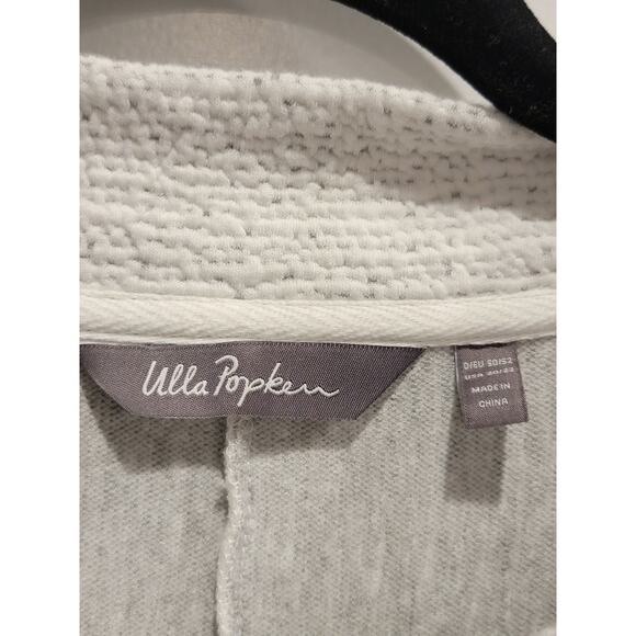 Ulla Popken Lagenlook Tunic Top Sz 3X Women's Mock Collar Midi Sleeve Oversized - Picture 5 of 16